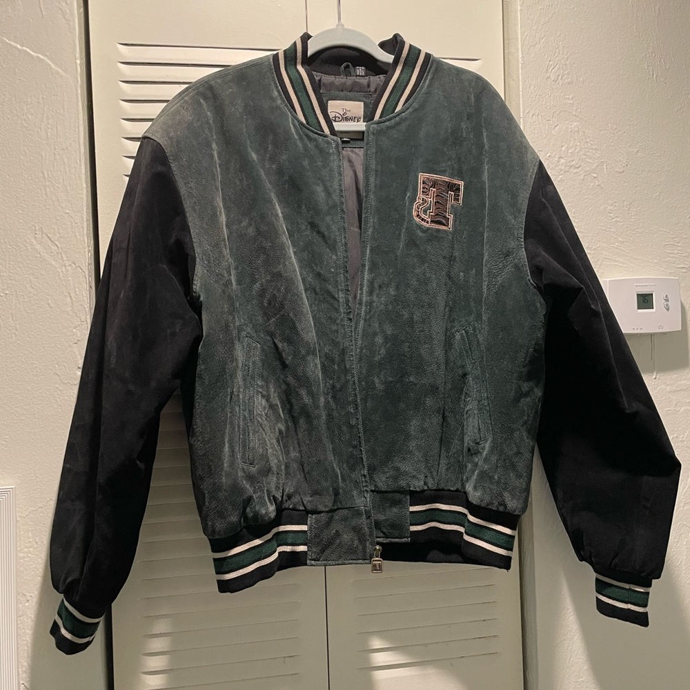 Vintage Disney’s suede bomber jacket